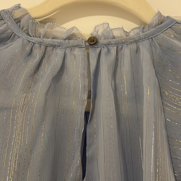 Ann Taylor Loft Light Blue Top - Picture 3 of 4